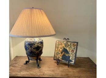 Persian Pottery Lamp