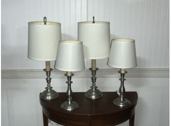 Pewter Table Lamps