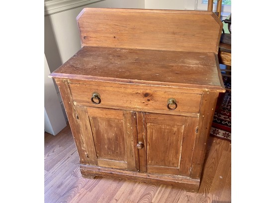 Antique Commode And Cook Books  (CTF30)