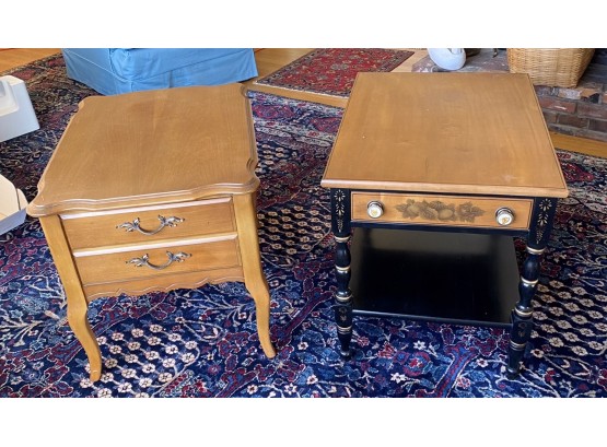 Two Modern End Tables (CTF30)