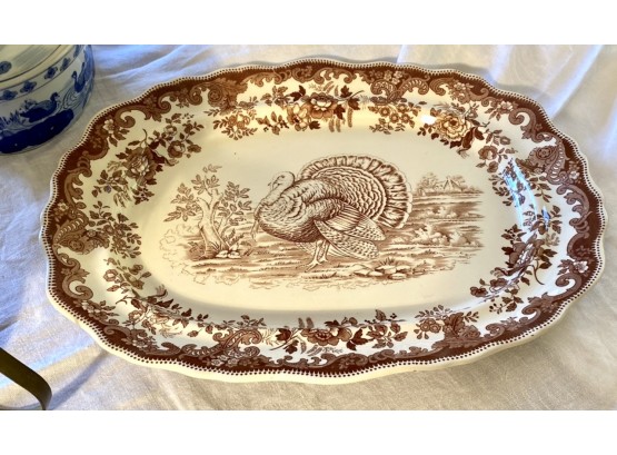 Plates, Platters, Copeland Spode Turkey Platter (CTF30)