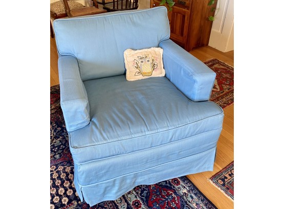 Blue Upholstered Club Chair (CTF20)
