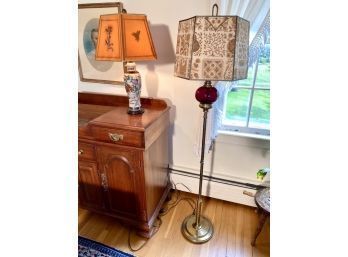 Asian Table Lamp And Floor Lamp (CTF20)