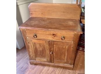 Antique Commode And Cook Books  (CTF30)