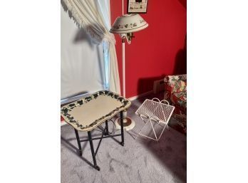 Tray Table, Floor Lamp,Iron Stand (CTF30)