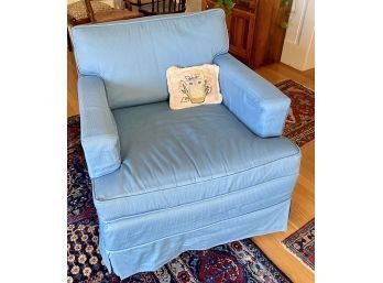 Blue Upholstered Club Chair (CTF20)