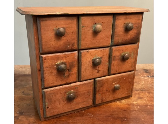 Early 19th C. Country Spice Box (CTF10)