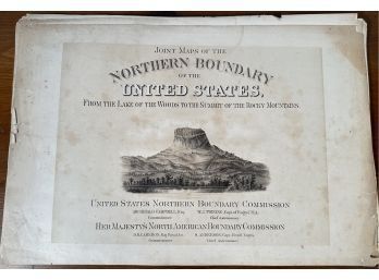 Map Portfolio, Northern Boundary Of The United States (CTF10)