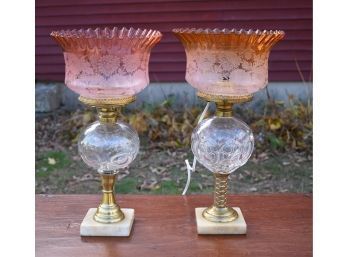 Two Victorian Table Lamps (CTF20)
