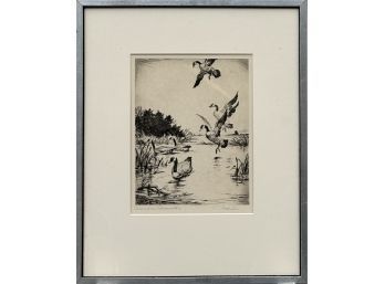 Proctor Etching, Canadian Geese (CTF10)
