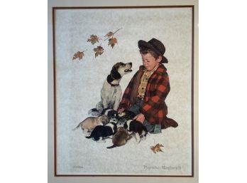 Limited Edition Norman Rockwell Print, The Pride Of Parenthood  (CTF10)