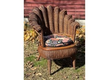 Antique Heywood Brothers & Co. Wicker Chair (CTF20)
