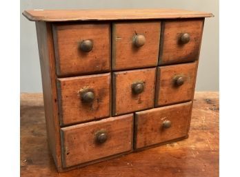 Early 19th C. Country Spice Box (CTF10)