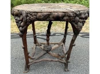 Antique Adirondack Rootwood Center Table (CTF20)