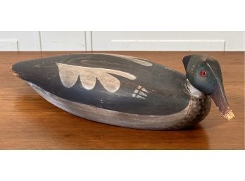 Hilke Painted Wooden Duck Decoy (CTF10)