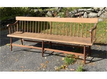 19th C. New England Deacons Bench (CTF20)