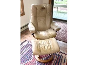 Stressless Chair And Ottoman, As Is (CTF20)