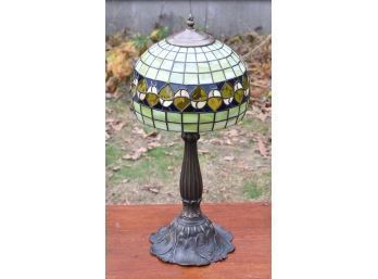 Contemporary Stained And Leaded Glass Table Lamp (CTF20)