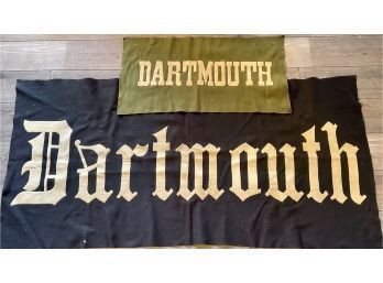 Two Vintage Dartmouth Banners (CTF10)