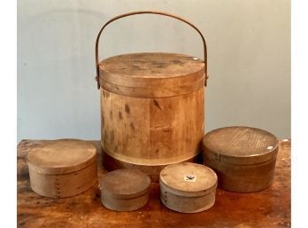 Country Firkin And Graduated Lapped Pantry Boxes (CTF10)