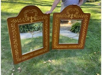 Pr. Paint Decorated Wooden Wall Mirrors (CTF30)