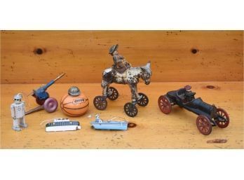 Antiques Iron And Tin Toys, 7 Pcs (CTF10)