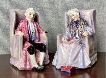 Two Royal Doulton Figurines, Joan And Darby (CTF10)