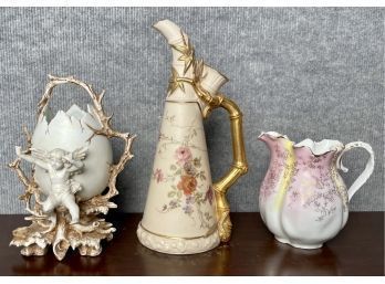Assorted Antique Porcelain, 3 Pcs (CTF20)