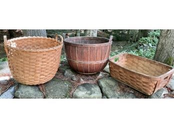 Three Country Gathering Baskets (CTF10)