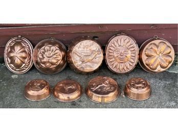 Vintage Copper Molds (CTF10)