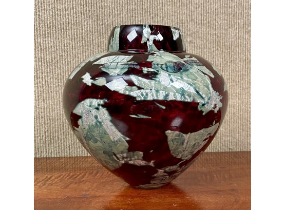 Randi Solin Emperor Bowl, Signed Art Glass (CTF20)