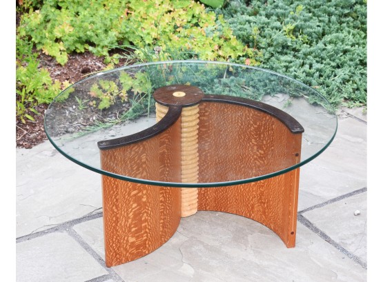 James Gentry Wood And Glass Coffee Table (CTF20)