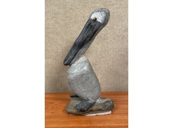 Carved Stone Pelican (CTF10)