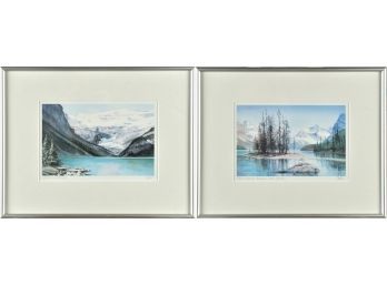 Two Alice Saltiel-Marshall  Prints, National Parks (CTF10)