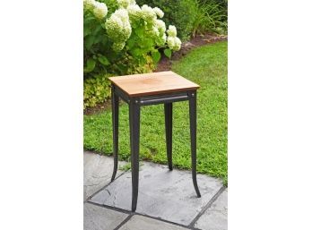 Iron And Wood Side Table (CTF10)