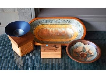 Artisan Woodenware Collection, 5pcs.  (CTF10)