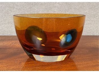 Evolution By Waterford Amber Vase  (CTF10)