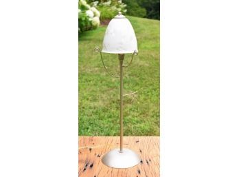 Modern Copper And Art Glass Table Lamp (CTF10)