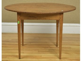 19th C. French Elm Wood Breakfast Table (CTF30)