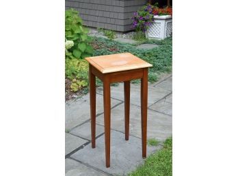 Scott Harvey, Moran Woodworks W. Barnstable MA, Tiger Maple And Cherry Stand (CTF20)