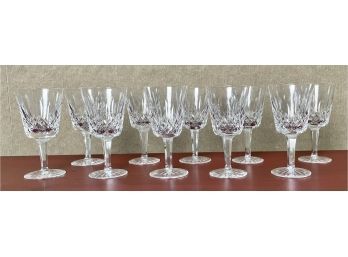 *Updated* Waterford Crystal Wines, Lismore Pattern, 10 Pcs. (CTF20)