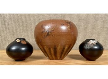 Three Studio Pottery Jars (CTF20)