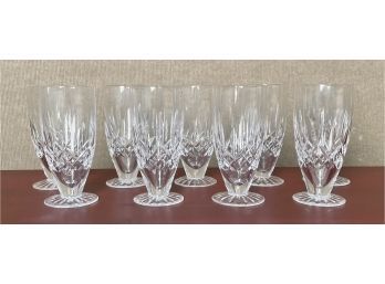 Waterford Crystal Goblets, Lismore Pattern, 9 Pcs (CTF20)