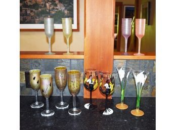 12 Artisan Made Wine Glasses (CTF20)