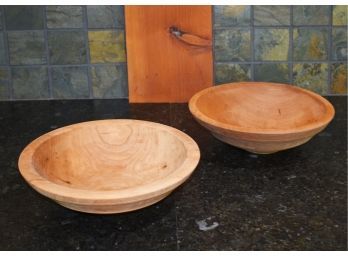 Two Andrew Pearce (VT) Turned Wood Bowls (CTF10)