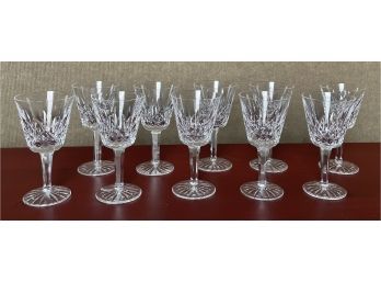 Waterford Crystal Wines, Lismore Pattern, 10 Pcs. (CTF20)