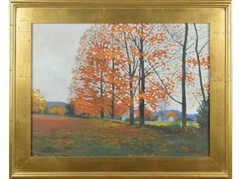 Gayle Asher(CT) , Oil On Canvas, Mather's Homestead Darien CT (CTF30)