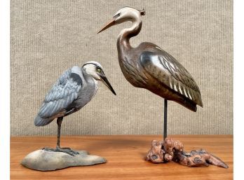 Jim Maas Carved Heron And Other (CTF20)
