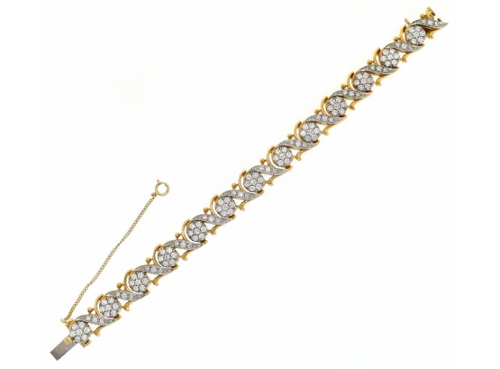 Jabel 18k Gold And Diamond Bracelet (CTF10)