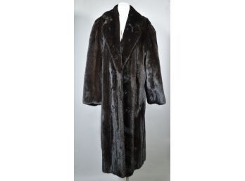 Revillon Full Length Women's Mink Fur Coat (CTF20)